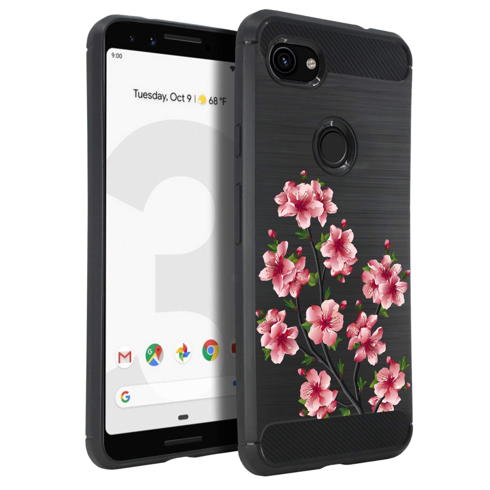 Google Pixel 3A XL Case - Tribal Floral TPU Cover for Daily Protection