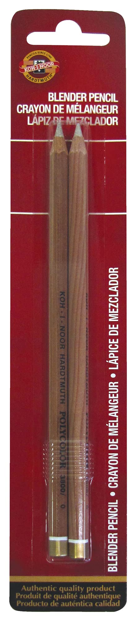 KOH-I-Noor Professional Artist Grade Colorless Blender Pencile - 2 Pack Set for Sketching, Drawing & Blending Techniques - Perfect for Artists, Illustrators & Students