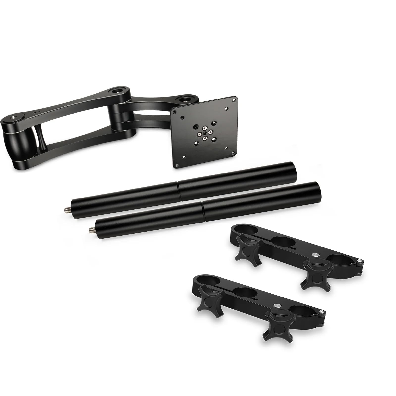 PROAIM Heavy Duty Monitor Articulated Arm - 25kg/55lb Payload, Compatible with Victor Cart, Atlas Camera Cart & Sound Chief Cart - Perfect for Film Production, Video Editing & Studio Setups (VCTR-MA)
