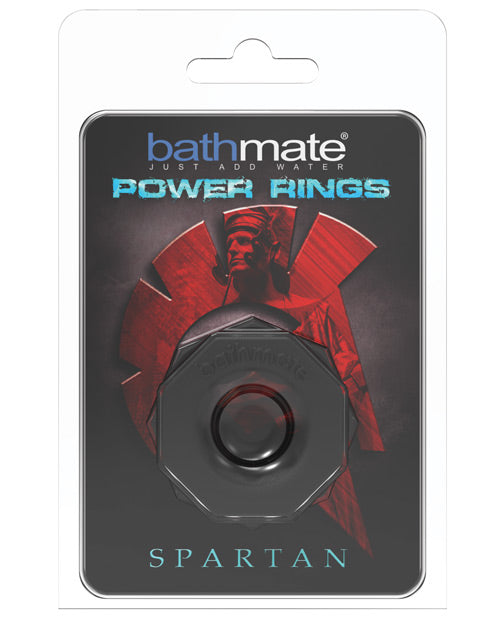 Bathmate Spartan Power Ring Cock Ring for Men - Black Silicone Penis Ring for Enhanced Performance & Pleasure - Perfect for Couples & Solo Play