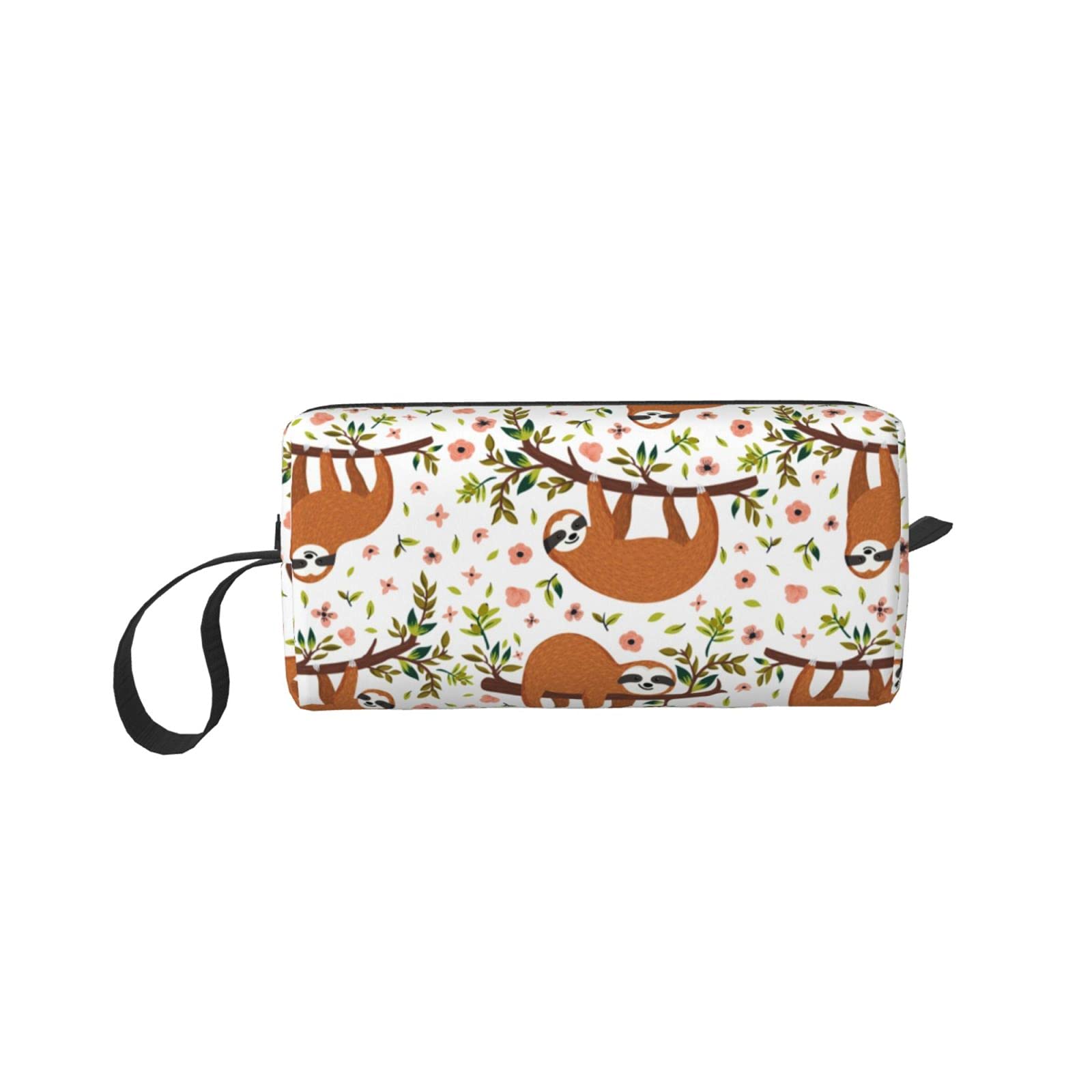 Funny Sloth Cosmetic Bag for Kids & Students - Cute Pencil Case, Lightweight Travel Makeup Pouch for School Supplies | Perfect for School, Travel & Daily Organization