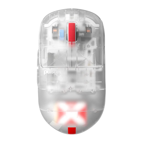 Pulsar X2H Super Clear Edition Wireless Gaming Mouse - Lightweight, Ergonomic Design for PC & Mac - Perfect for FPS, MOBA & Esports Gaming (Open Box)