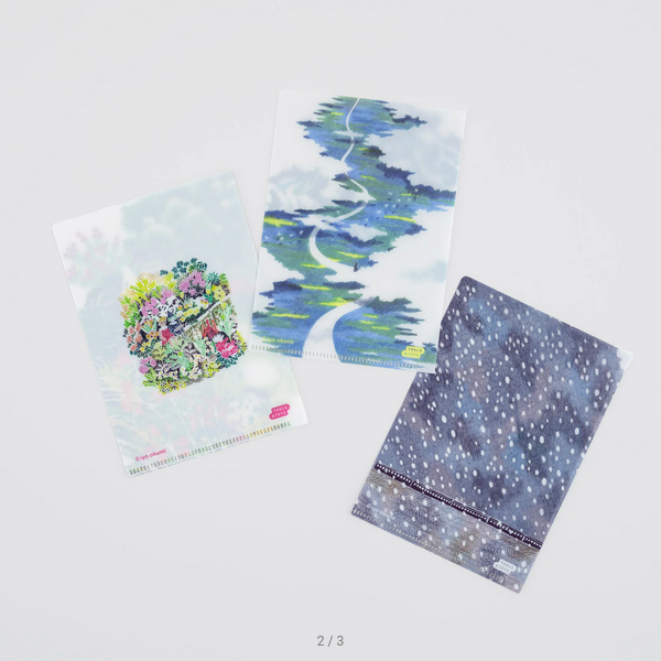iyo okumi: Hobonichi Clear Folder Set of 3 for A6 Size (2025 Planner Accessories) - Perfect for Journaling, Scrapbooking & Organizing Planner Pages