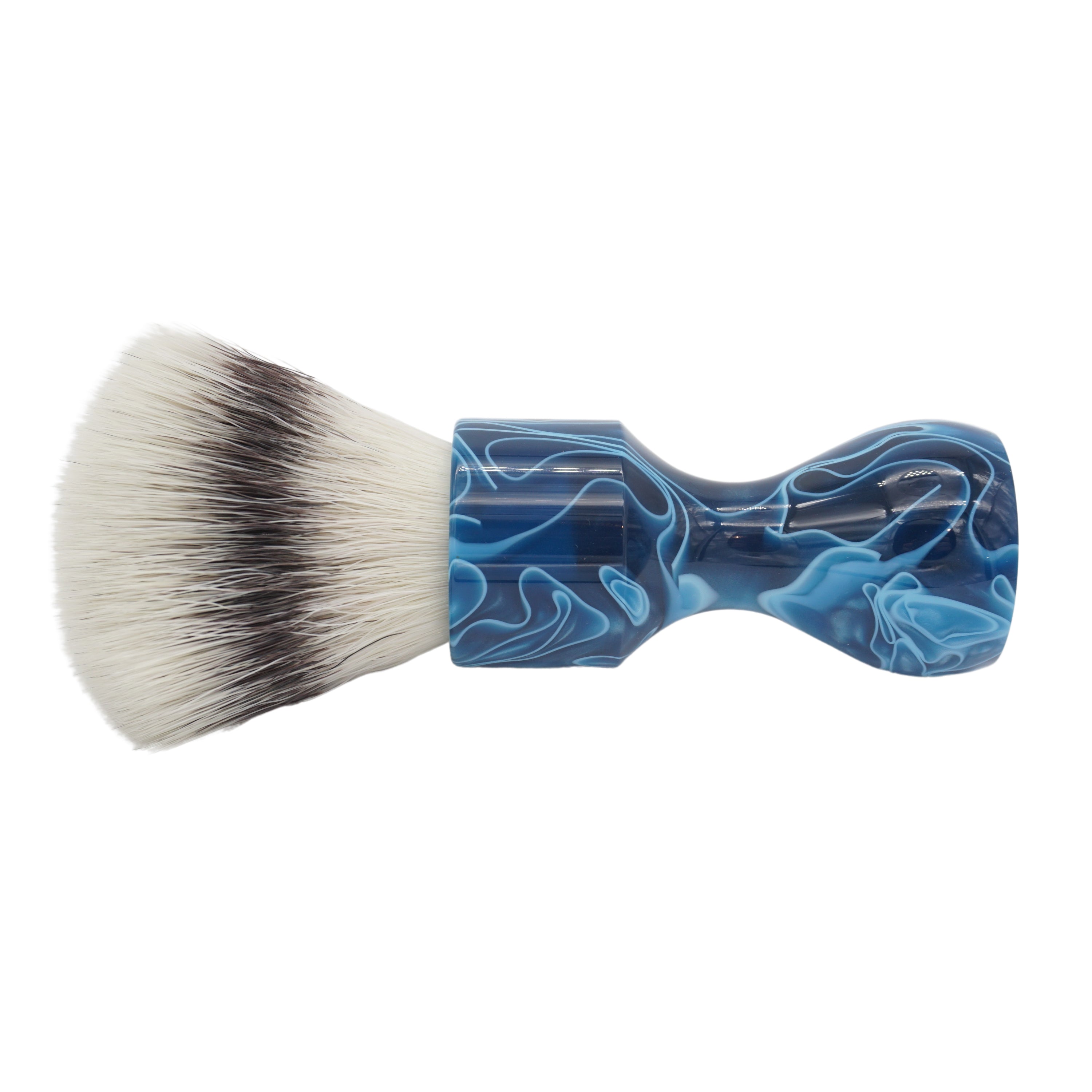 AP Shave Co. 26mm Titanium Fan Synthetic Shaving Brush for Men - Premium Wet Shaving & Grooming Tool for Sensitive Skin - Perfect for Travel & Daily Shaving Routine