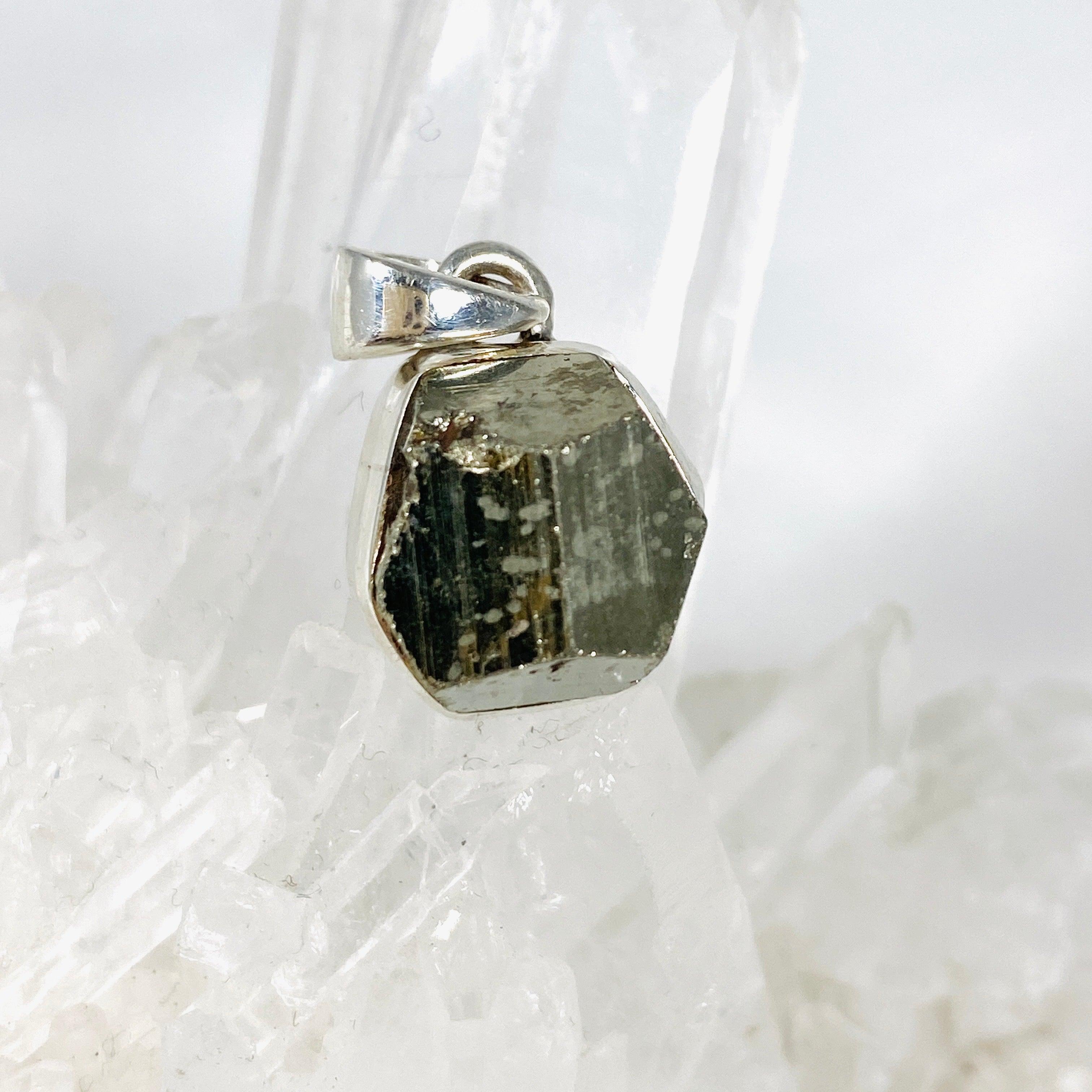 Natural Pyrite Raw Stone Pendant Necklace - Handmade Healing Crystal Jewelry for Women & Men - Perfect for Meditation, Energy Healing & Spiritual Gifts