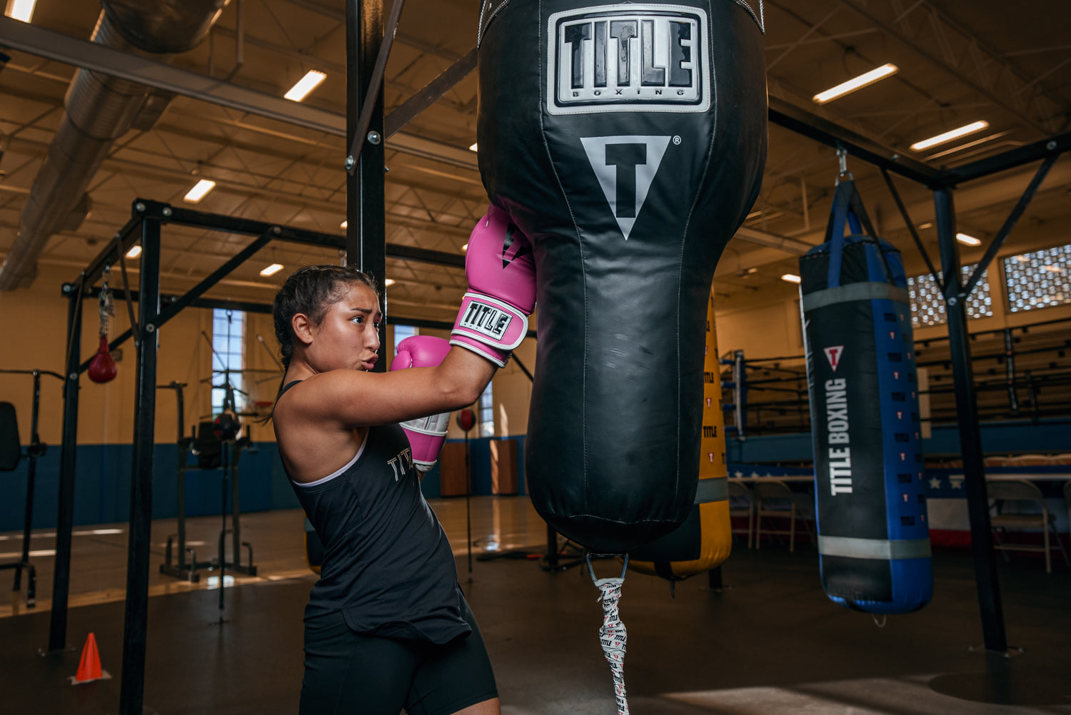 TITLE Boxing Pro Style Leather Training Boxing Gloves 3.0 - Premium Leather Punching Mitts for Boxing, MMA & Kickboxing - Ideal for Training, Sparring & Fitness Workouts