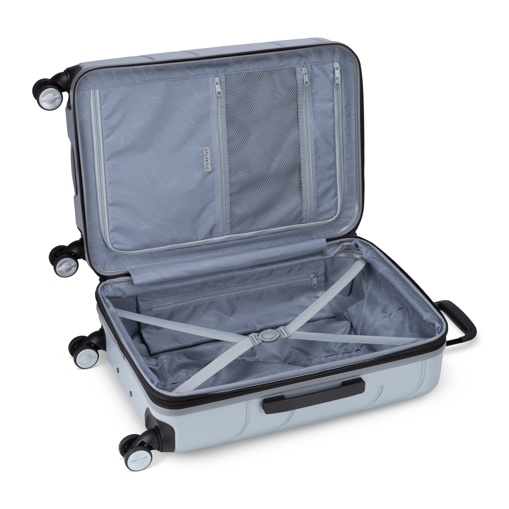 Atlantic Transmarine 3-Piece Luggage Set - Lightweight Spinner Suitcase with TSA Lock, Perfect for Travel, Business Trips & Vacations