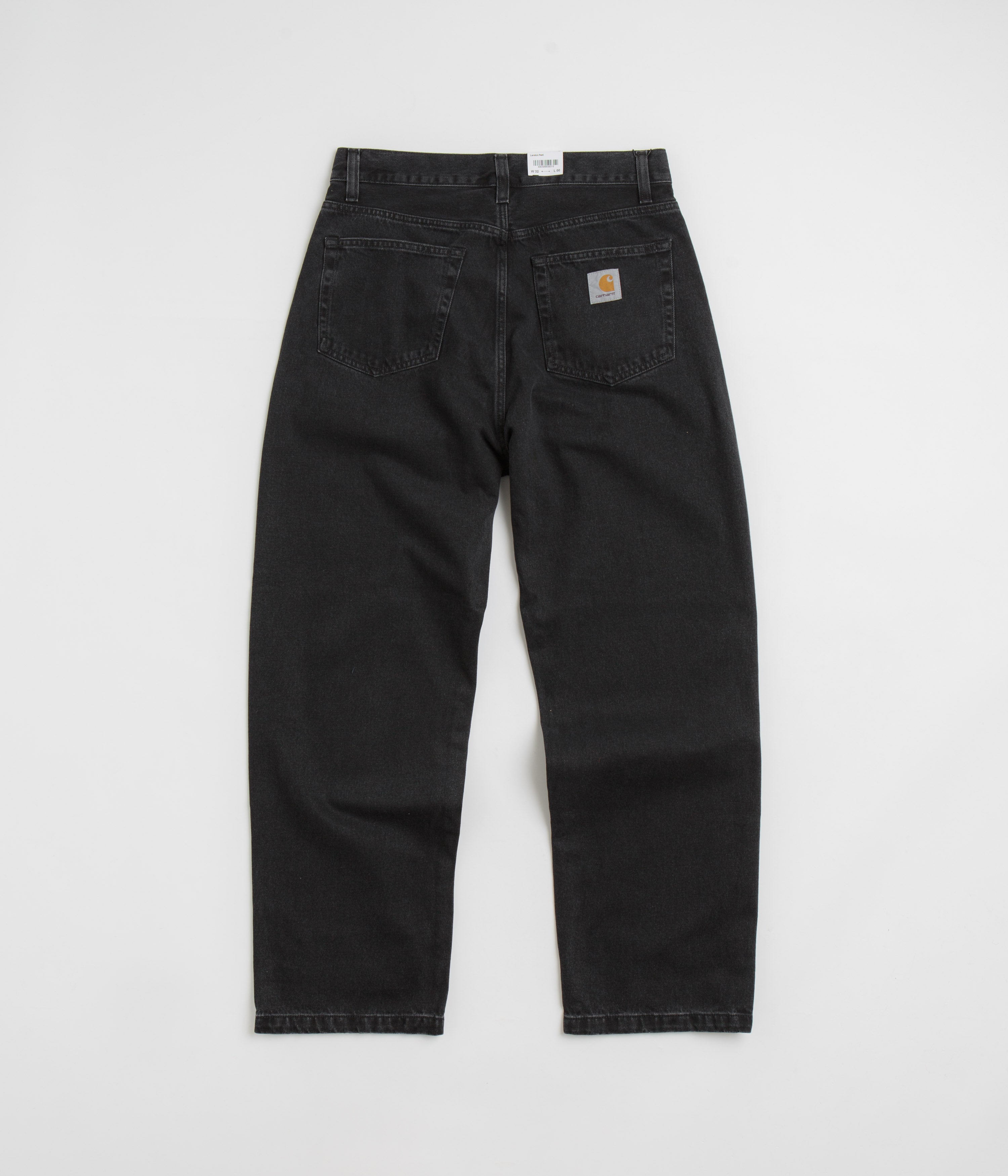 Carhartt Landon Pants for Men - Black Stone Washed Work Pants | Durable & Comfortable for Construction, Outdoor Work & Casual Wear
