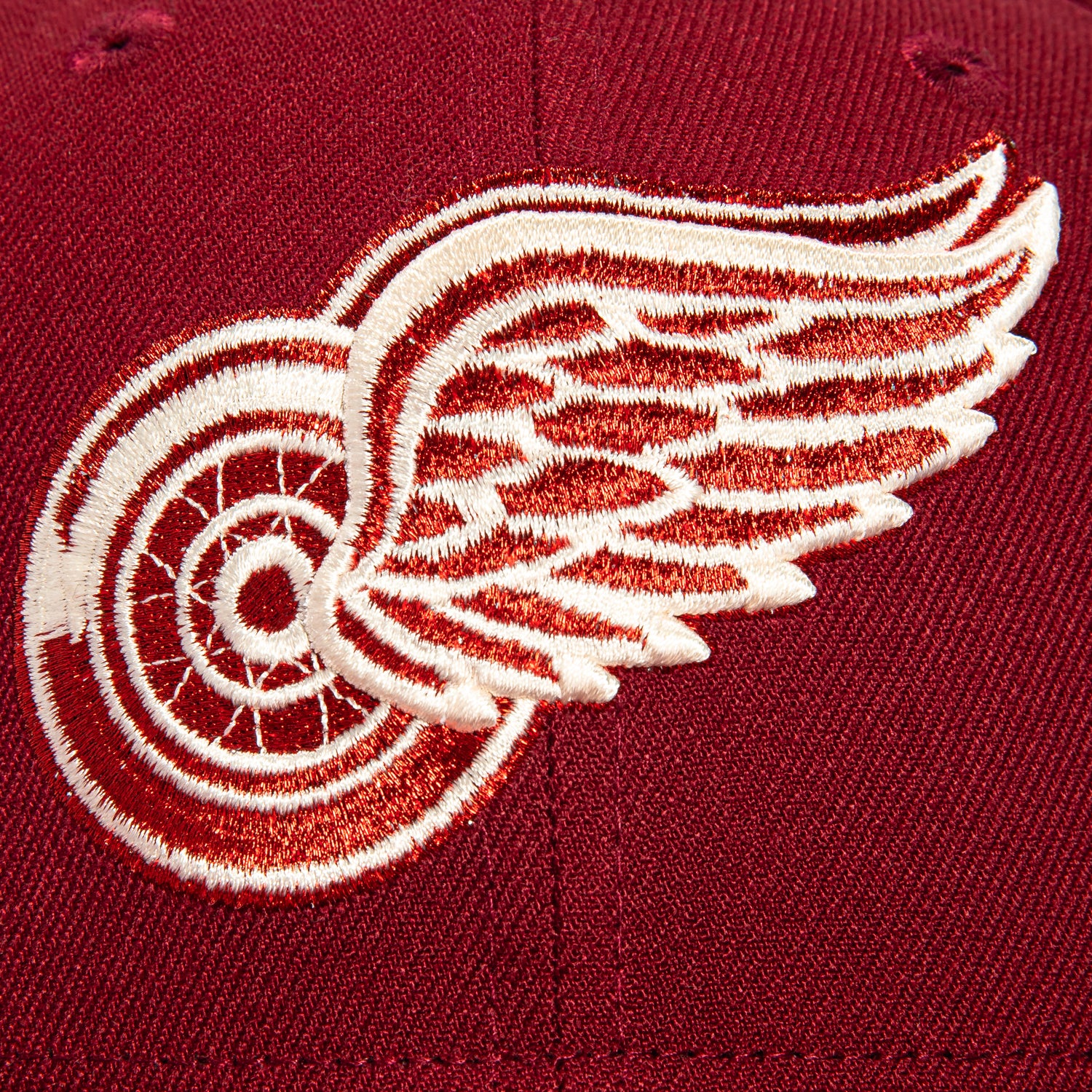 New Era 59Fifty Detroit Red Wings Final Season The Joe Patch Snapback Hat - Valentine's Day Special Edition in Cardinal Red | Perfect for Baseball Games, Sports Fan Gifts & Valentine's Day Presents
