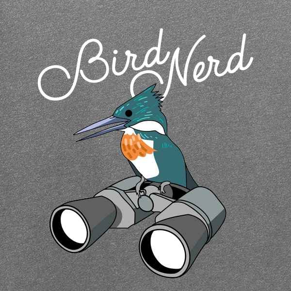 Pop Threads Bird Nerd Graphic T-Shirt for Men - Funny Birdwatching Tee - Perfect for Outdoor Adventures & Casual Wear