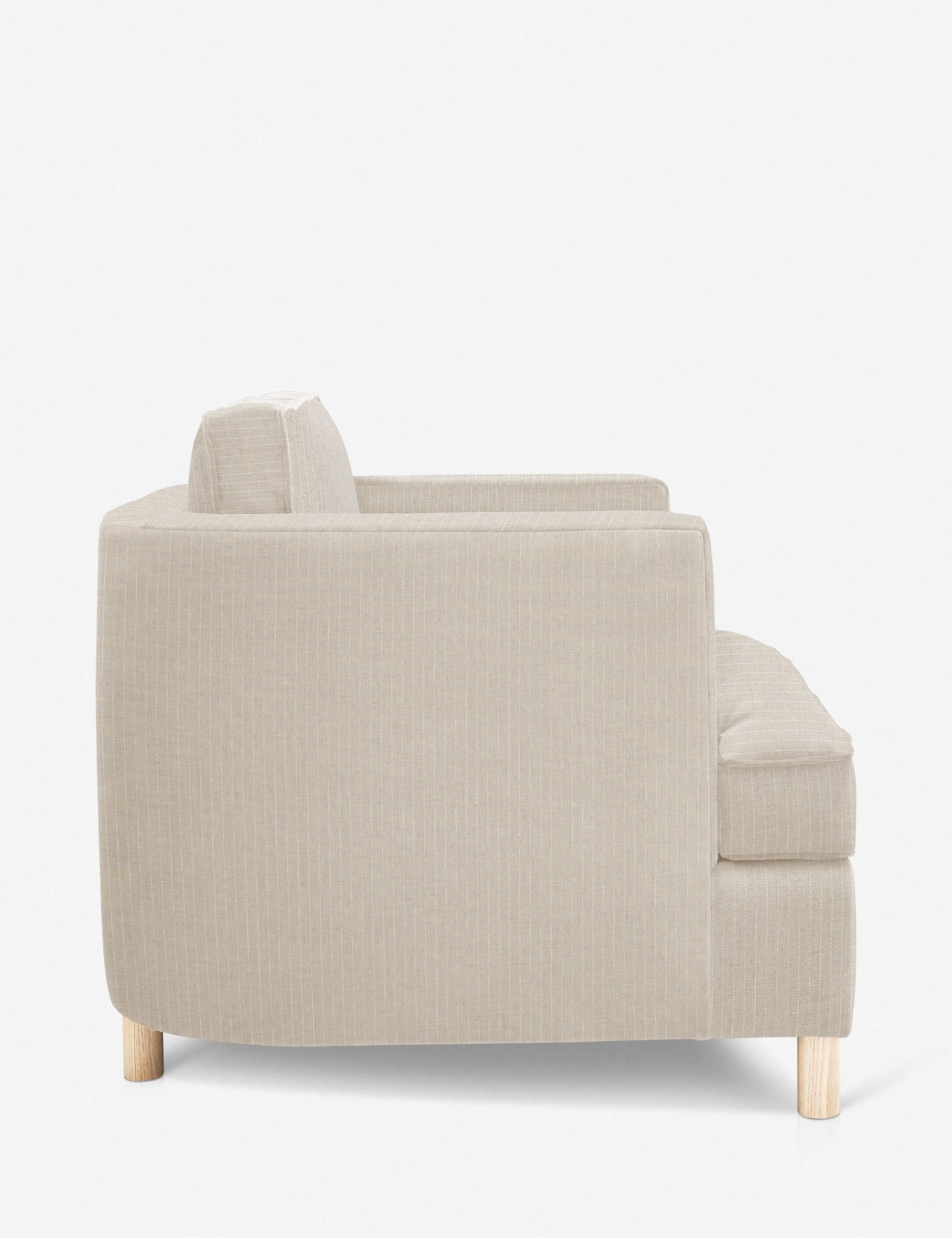 Belton Accent Chair by Ginny Macdonald - Mid-Century Modern Lounge Chair for Living Room, Bedroom & Office - Stylish Comfortable Reading Chair with Wooden Legs