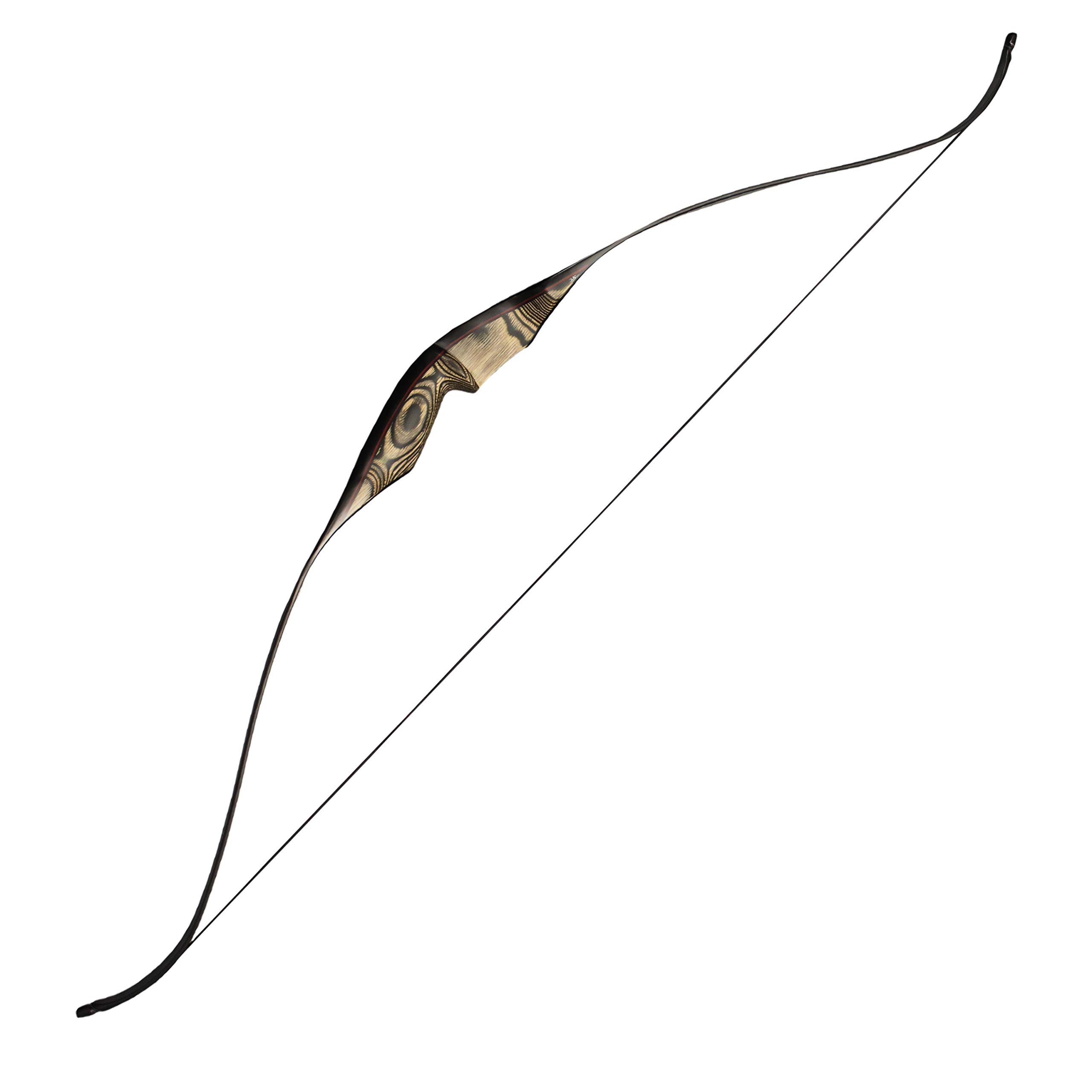 SAS Gravity 60-Inch One-Piece Hunting Recurve Bow - Traditional Wooden Bow for Archery, Hunting & Outdoor Sports | Perfect for Target Practice, Bowfishing & Survival Training