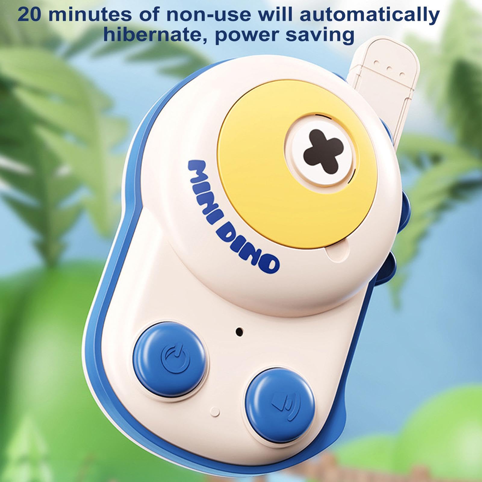 Xiixuuj Dinosaur Walkie Talkies for Kids - Rechargeable 2-Way Radios with 2 Pack, Portable Outdoor Toys for Boys & Girls - Perfect for Camping, Hiking and Backyard Adventures