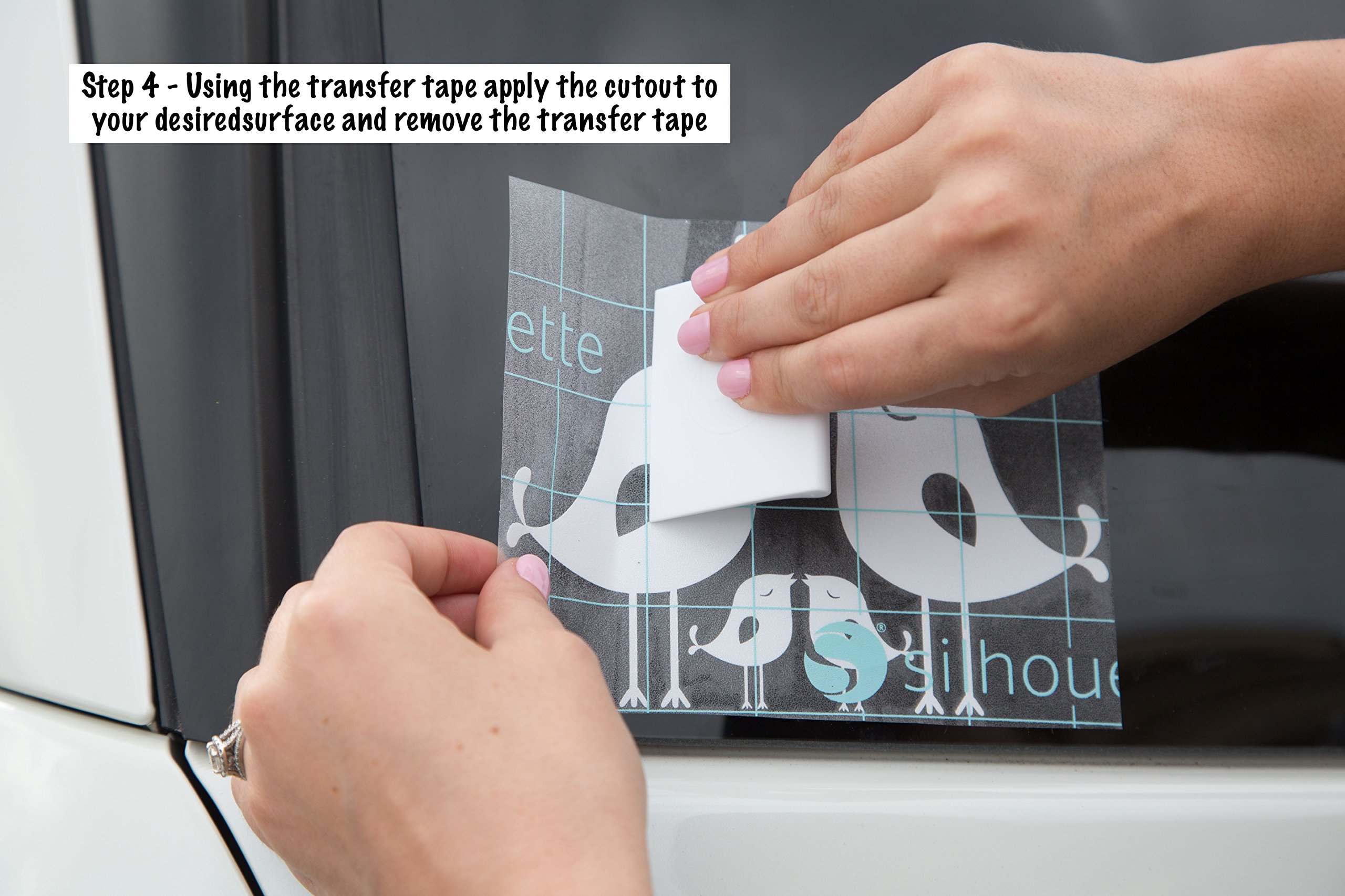 Silhouette America 012TAPE Oratape - Clear Adhesive Transfer Tape for Vinyl Cutting, Crafting & DIY Projects - Perfect for HTV, Decals & Stickers