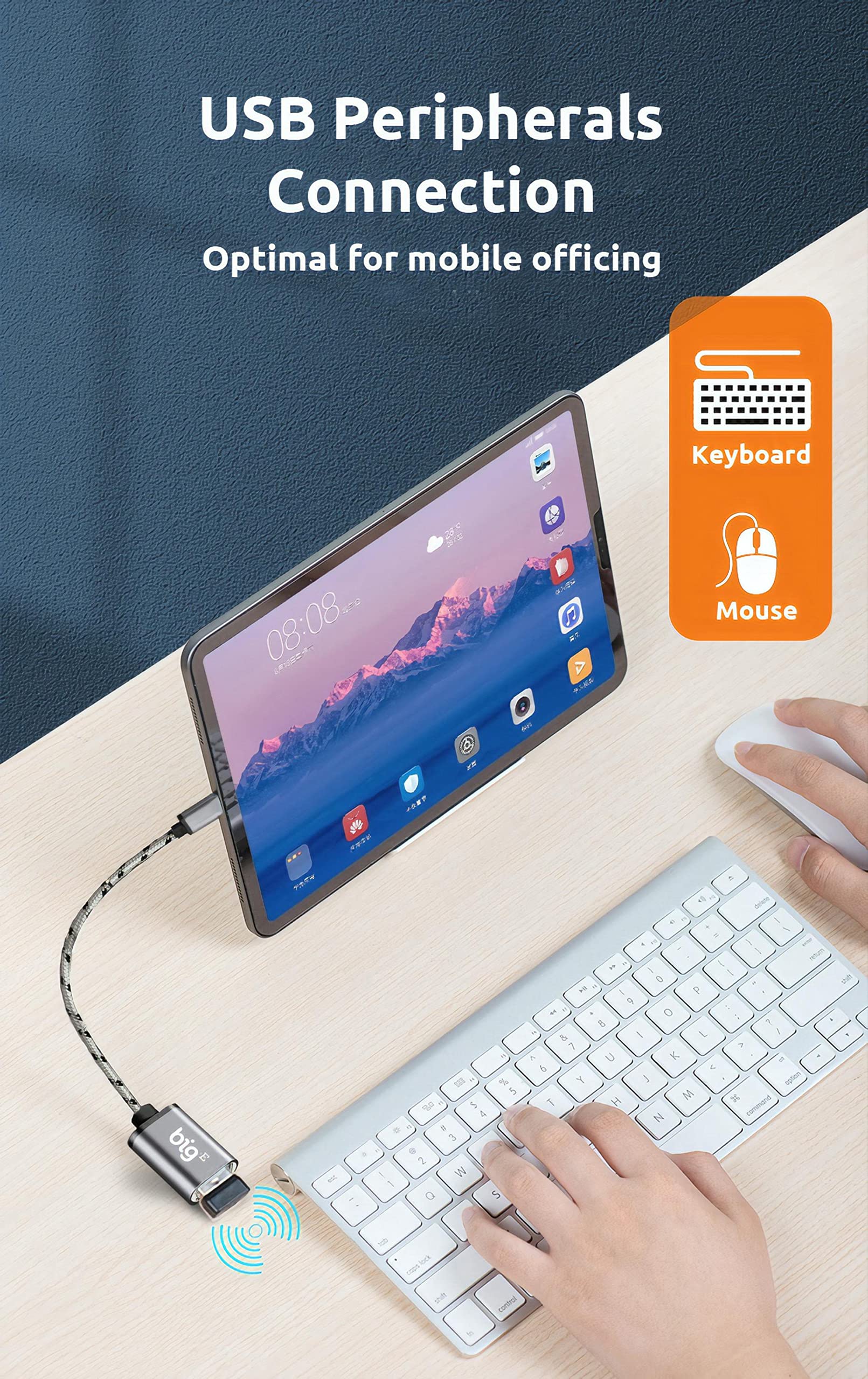 5Gbps USB-C to USB 3.0 Adapter [2-Pack] - Thunderbolt 3/4 Compatible, OTG Support for Xiaomi Black Shark 2 & More - USB-C Male to USB Female Converter (Silver) - Perfect for Data Transfer, Charging & Connecting Peripherals