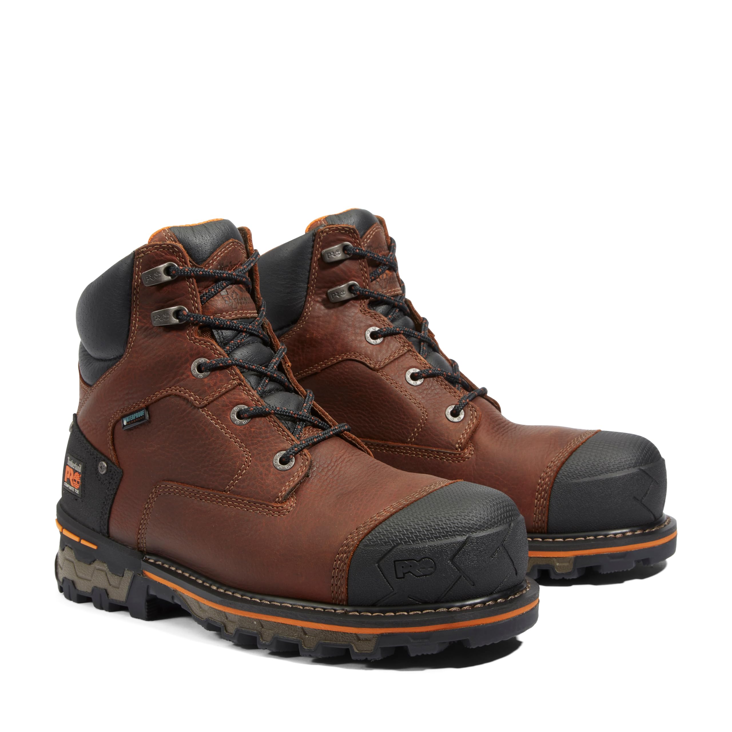 Timberland PRO Men's Boondock 6-Inch Composite Safety Toe Waterproof Insulated Work Boots - Durable Industrial Boots for Construction, Warehouse & Outdoor Work