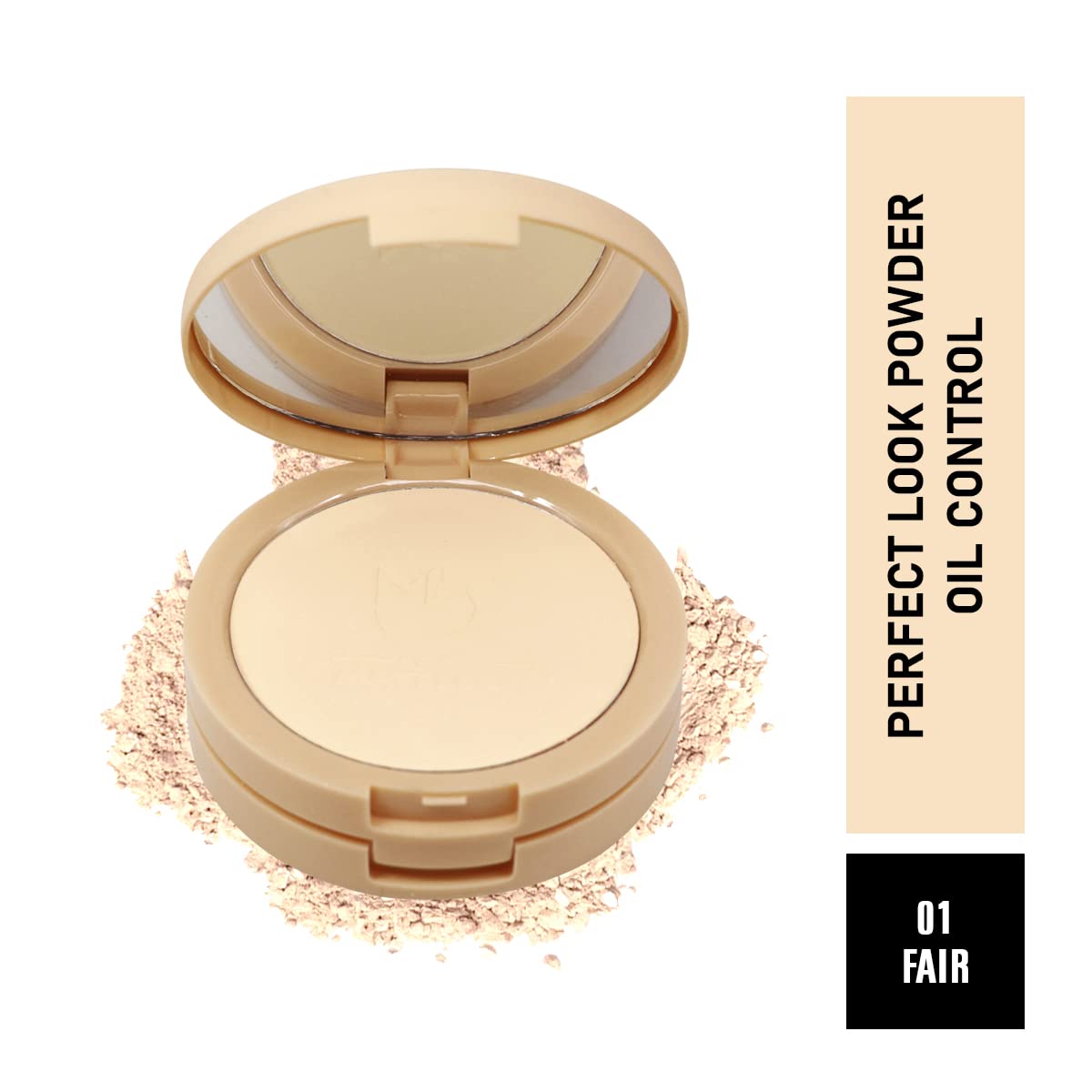 MATTLOOK Perfect Look Oil Control 2-in-1 Compact Powder & Foundation | High Coverage HD Finish Concealer | Blendable for All Skin Types | 20g Fair | Ideal for Daily Makeup, Photo Shoots & Special Occasions