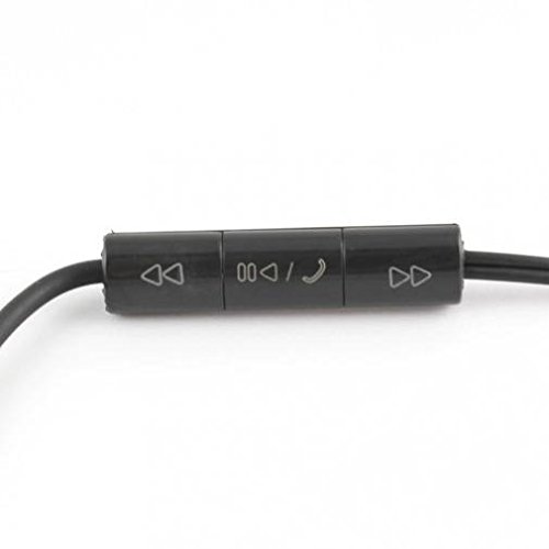 Premium Wired Earphones with Built-in Mic - 3.5mm Headphones Compatible with Samsung Galaxy A03s - Noise Isolating Earbuds for Music, Calls & Gaming (Black, Model RL-RL11353Q9W-70) - Perfect for Commuting, Workouts & Office Use