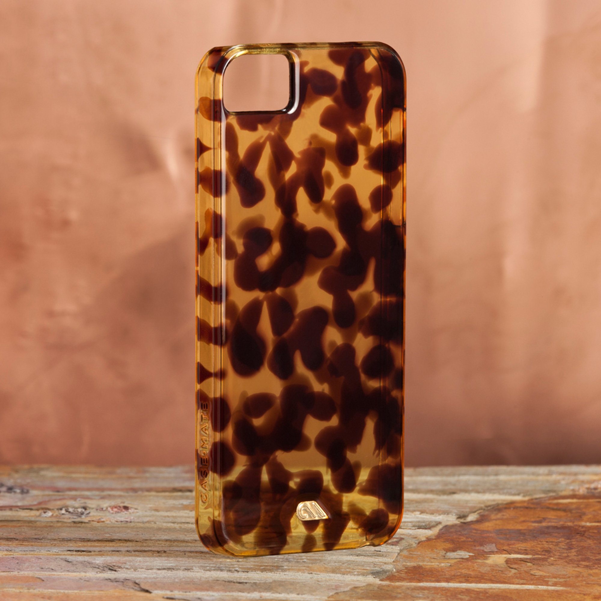 Case Mate iPhone 5 Tortoise Shell Protective Case - Brown Matte Finish with Retail Packaging | Slim Durable Cover for Everyday Use, Work & Travel