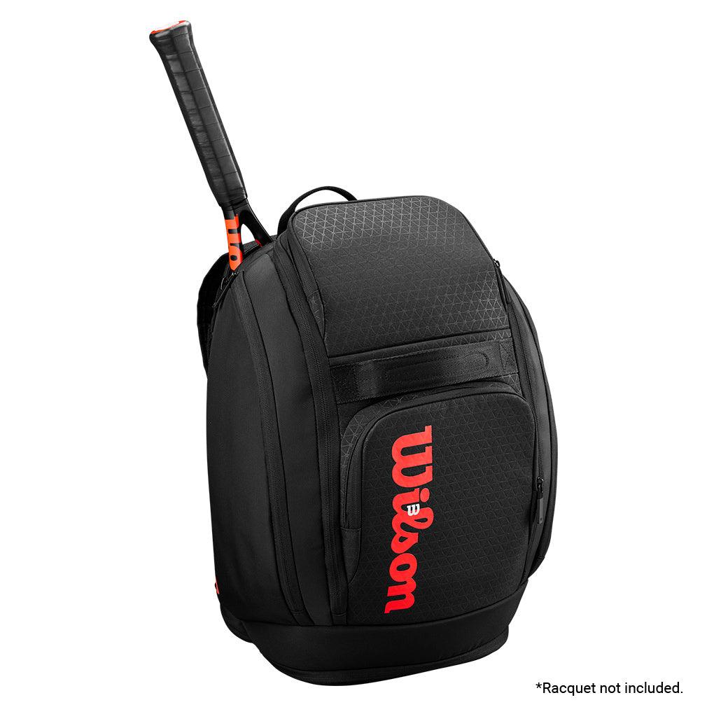 Clash V3 Tennis Backpack - Black & Infrared | Durable Sports Bag for Tennis Players | Perfect for Tournaments, Training & Gym Use