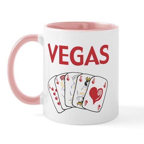 White/Pink Inside - Vegas Mug
