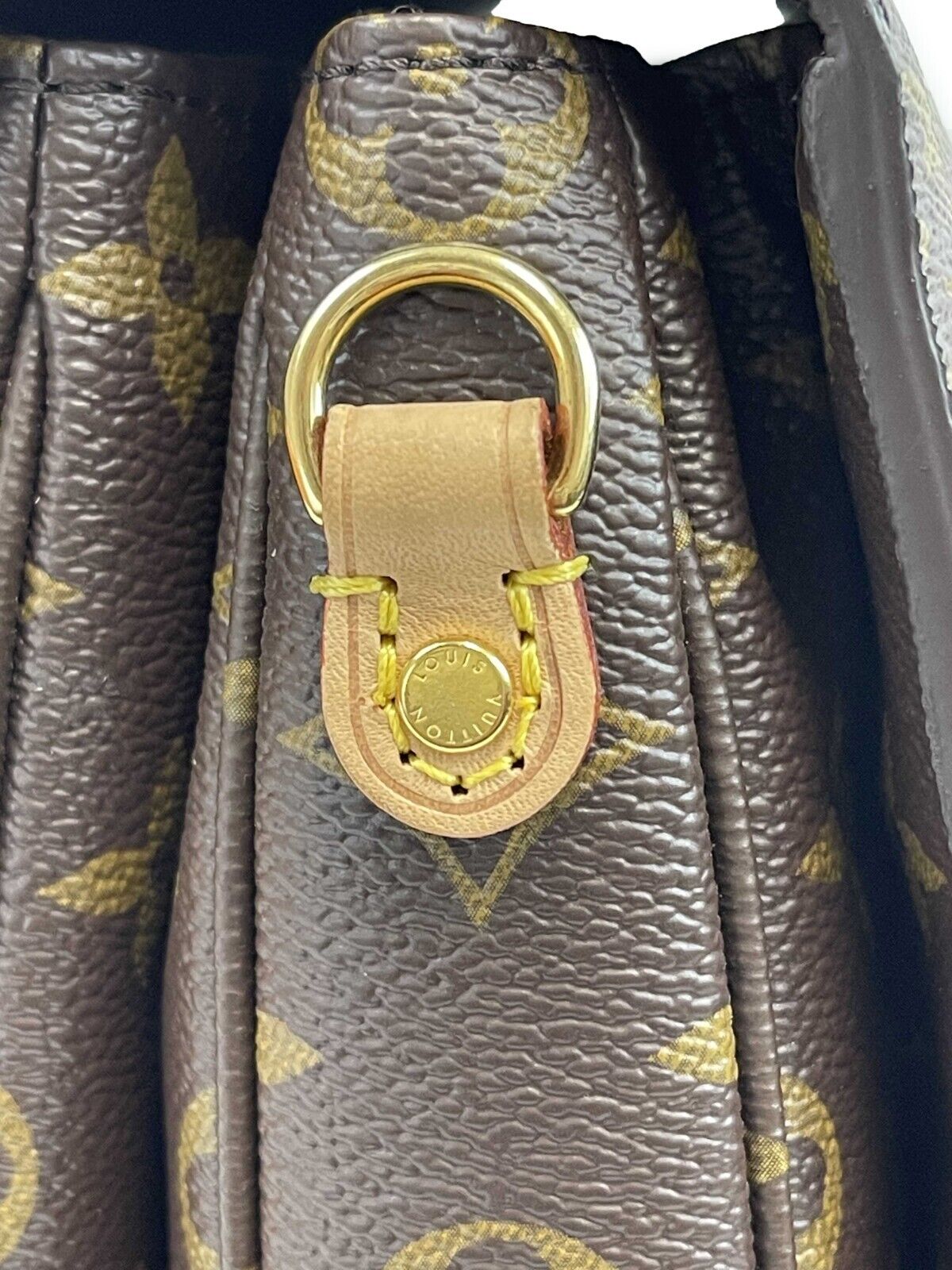 Louis Vuitton LV Pochette Métis Monogram Crossbody Bag - Brown Leather Top Handle Purse for Women | Fashionable Shoulder Bag for Work, Travel & Evening Events