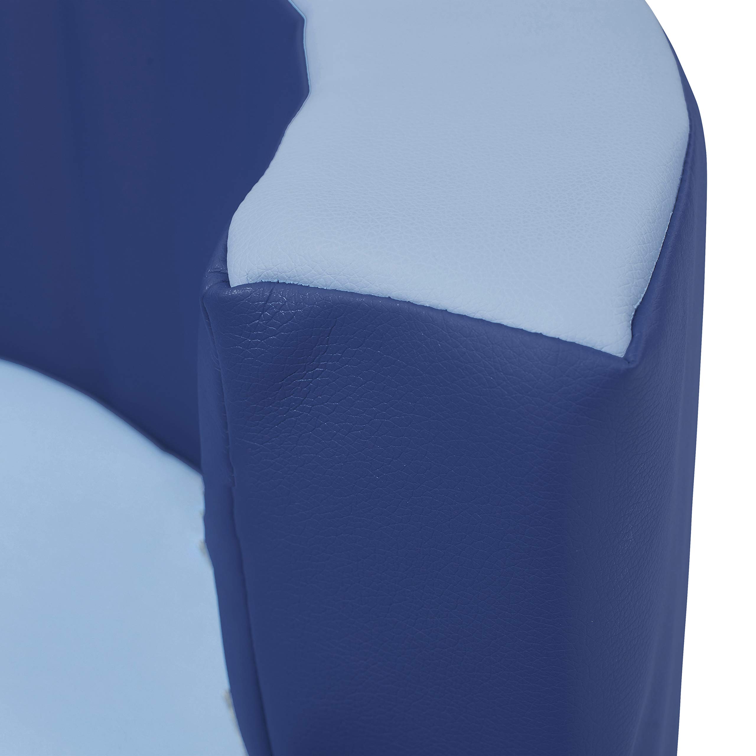 SoftScape Lil Personal Space Foam Retreat for Babies & Toddlers - Navy/Powder Blue | Cozy Safe Play Area for Reading, Snacking & Relaxing | Perfect for Nursery, Daycare & Home Playrooms