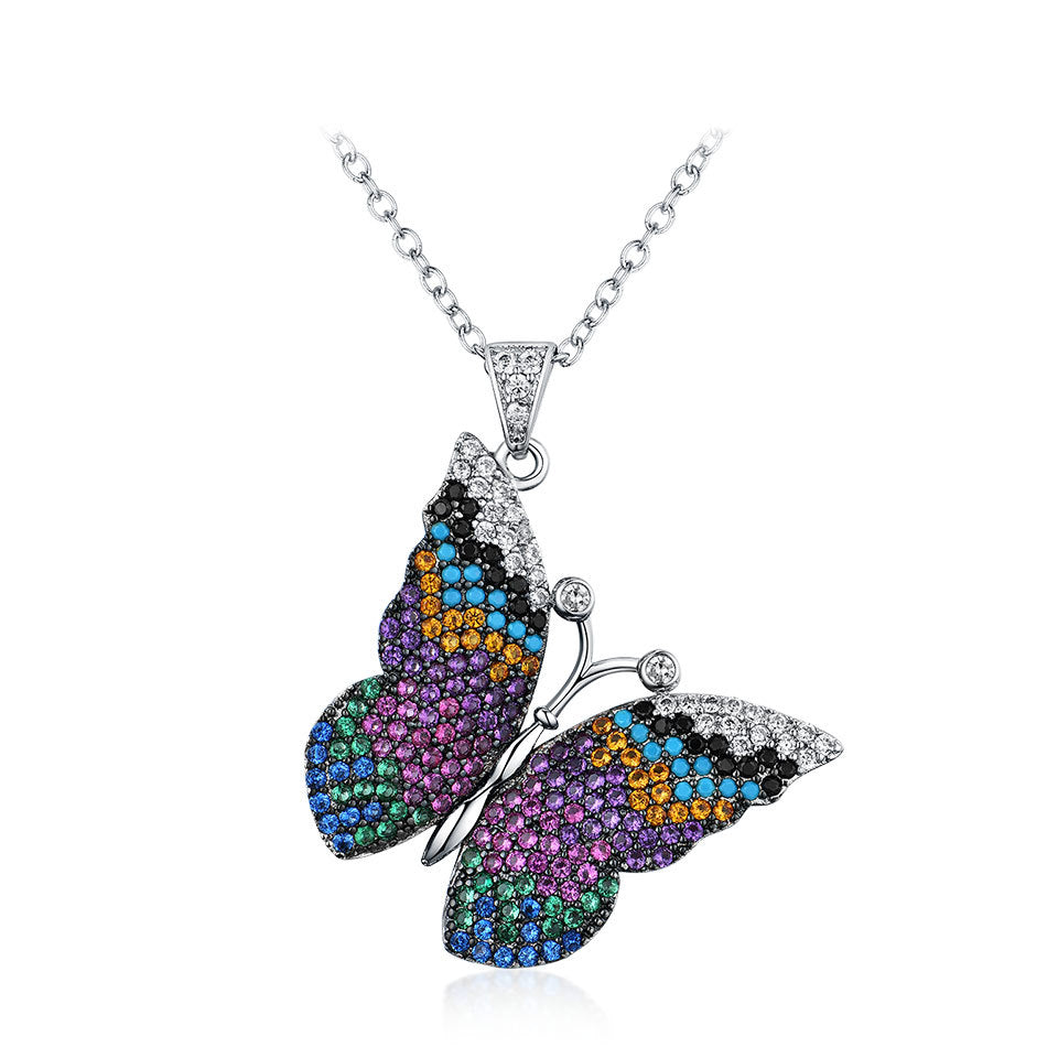 Vintage Butterfly Necklace for Women - Elegant Gold & Silver Butterfly Pendant Jewelry - Perfect for Gifts, Parties & Everyday Wear