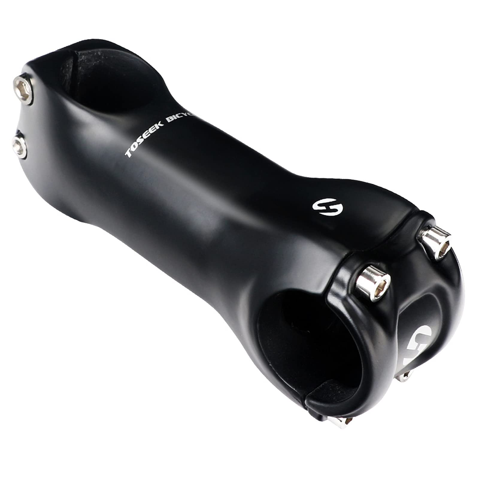 31.8mm Bike Stem ±6° & ±17° Adjustable - Lightweight Carbon Fiber & Aluminum Alloy MTB Riser Stem for Mountain, Road, BMX Bikes - Compatible with 1.25