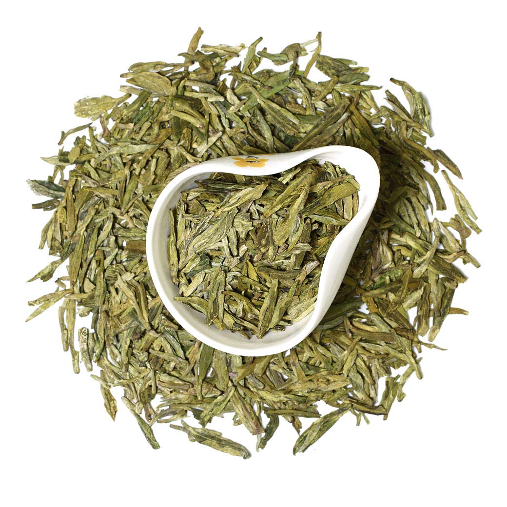 Premium Xihu Longjing Dragon Well Green Tea - 2Pcs 250g (17.6oz) Loose Leaf Chinese West Lake Long Jing Tea - Perfect for Relaxation, Meditation & Healthy Lifestyle