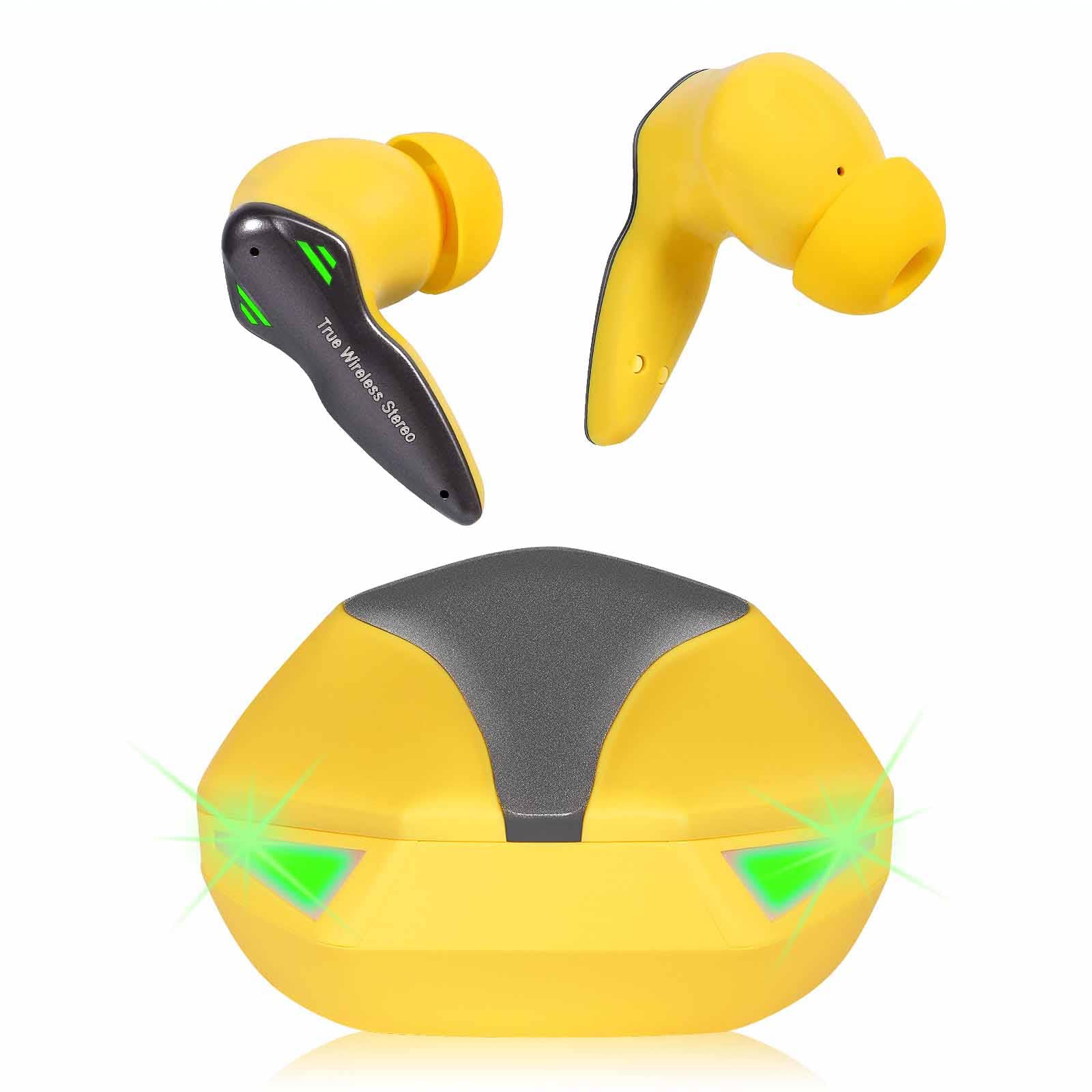 Urbanx Q350 Wireless Earbuds - IPX7 Waterproof Bluetooth Headphones with Deep Bass & Mic for Samsung/Amazon Kindle - Perfect for Workouts & Commuting