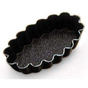 Non-Stick Fluted Oval Petit Fours Baking Molds - Perfect for Mini Cakes, Cupcakes & French Pastries - Ideal for Home Bakers and Professional Chefs