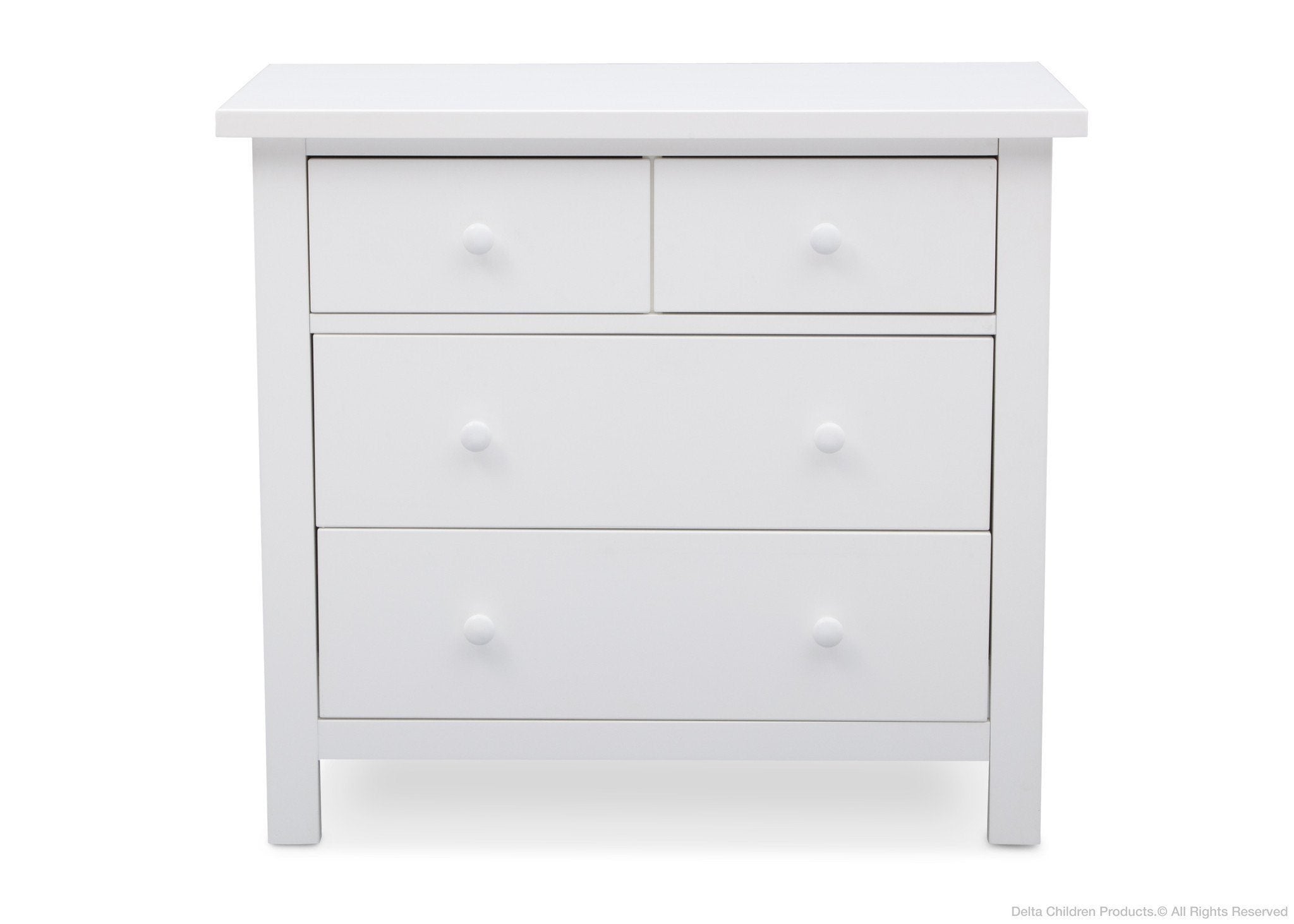 Rowen 4 Drawer Dresser - Modern Wooden Chest of Drawers for Bedroom Storage | Perfect for Organizing Clothes, Linens & Accessories in Home, Dorm or Nursery