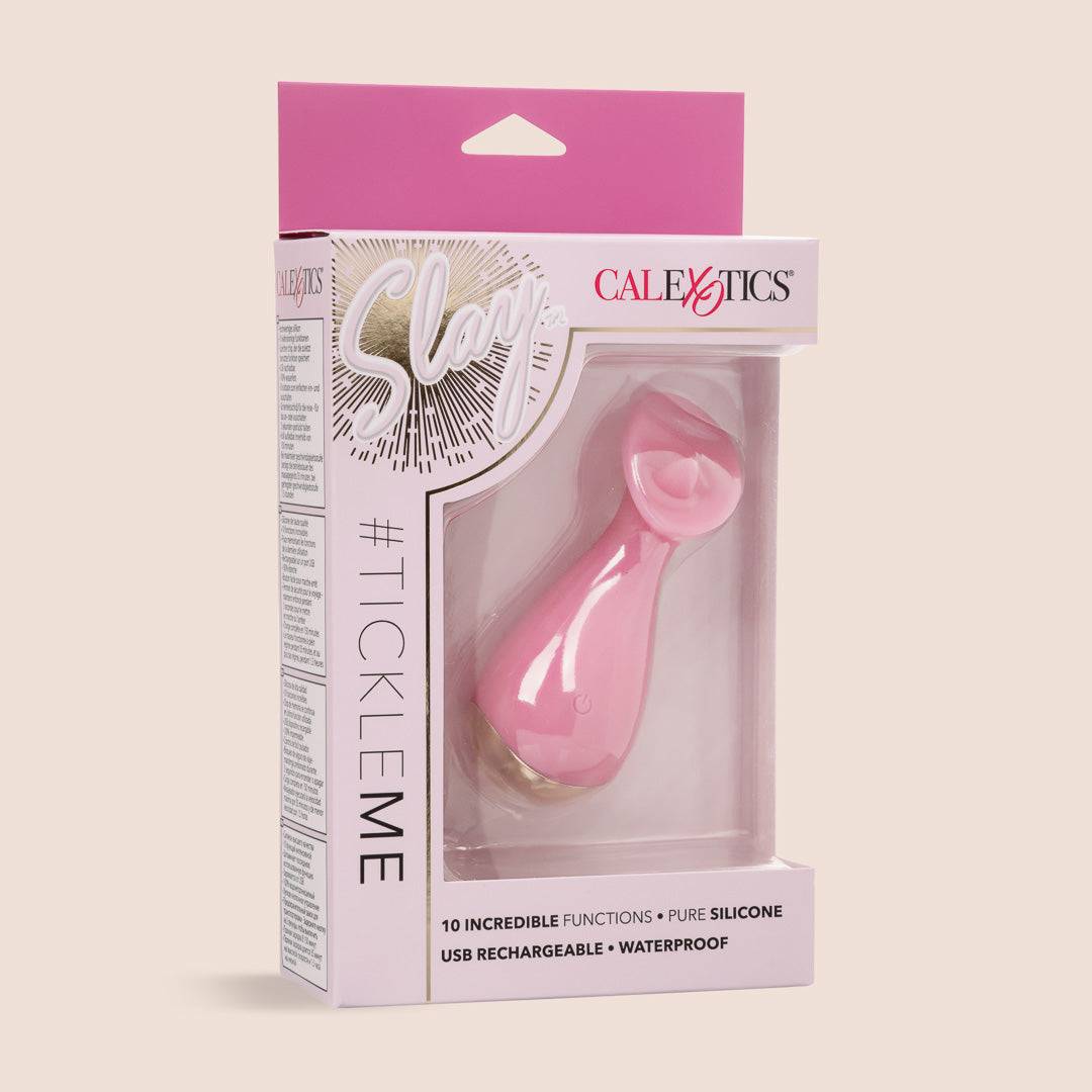 Slay™ Rechargeable Silicone Tickler - Perfect for Couples, Sensual Massage & Intimate Play
