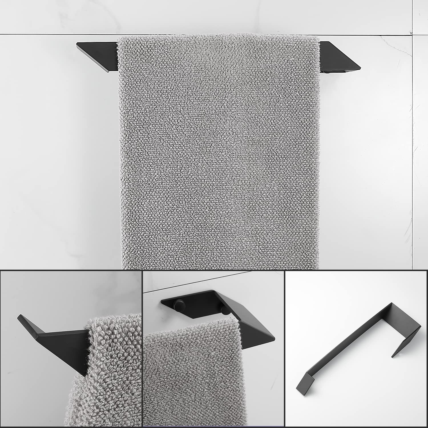 Sagetta 4-Piece Stainless Steel Bathroom Hardware Set - 24