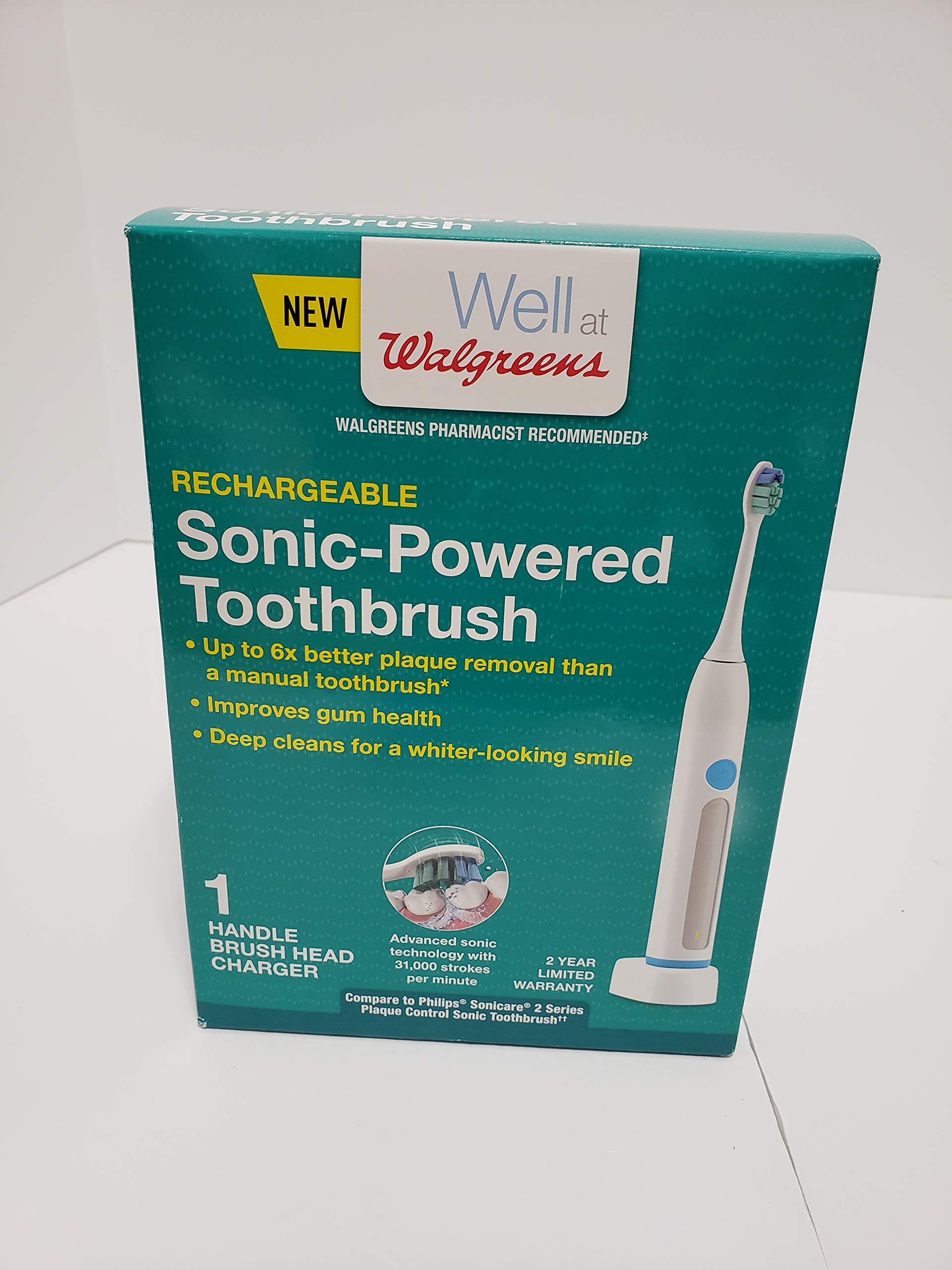 Rechargeable Sonic Electric Toothbrush for Adults - Waterproof, 5 Cleaning Modes, Long Battery Life - Perfect for Travel, Home & Daily Oral Care