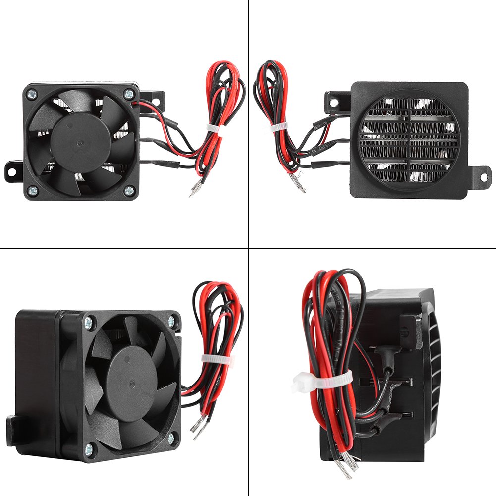 Energy Efficient 24V 250W PTC Car Air Heater - Compact Space-Saving Fan Heater with Constant Temperature Control for Vehicles, Trucks & RVs - Perfect for Winter Driving and Cold Weather Commuting