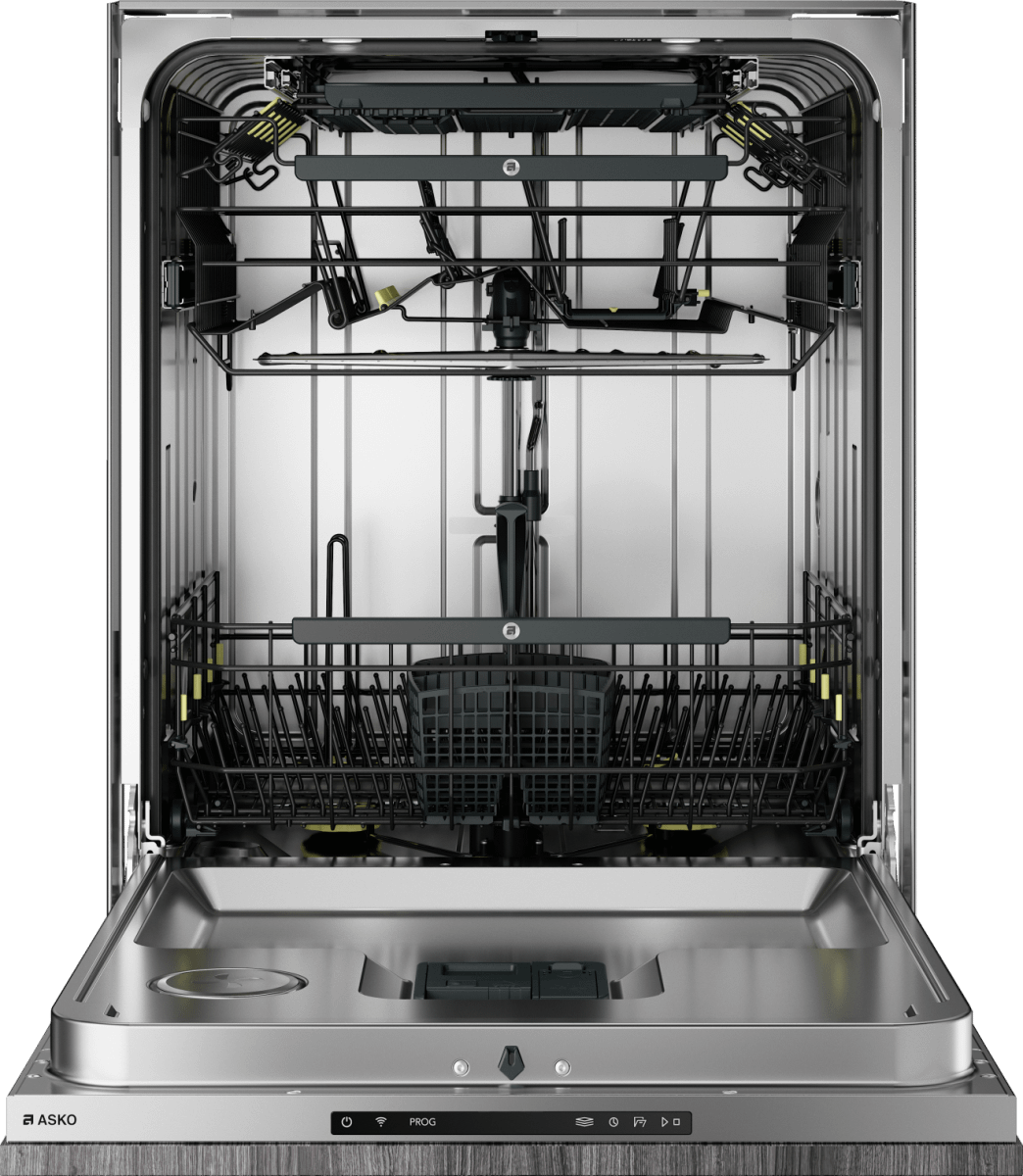 Asko DFI565 Built-In Dishwasher - Energy Efficient, Ultra Quiet 24 dBA, 15 Place Settings - Perfect for Large Families & Open Kitchen Spaces