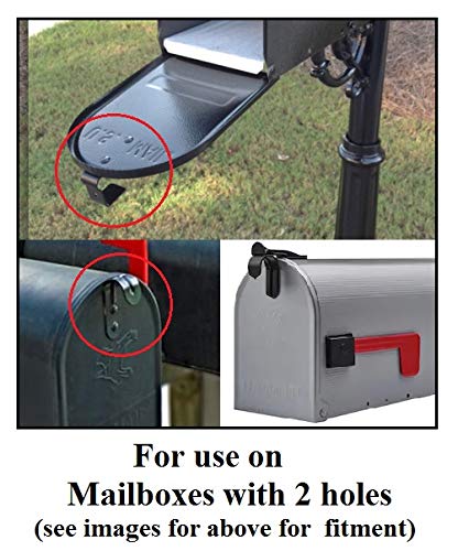 Plastic Latch Set Kit for Solar Group Standard Mailbox Repair - Red (1 Pack) | Durable Replacement Parts for Outdoor Mailbox Maintenance & Home Improvement