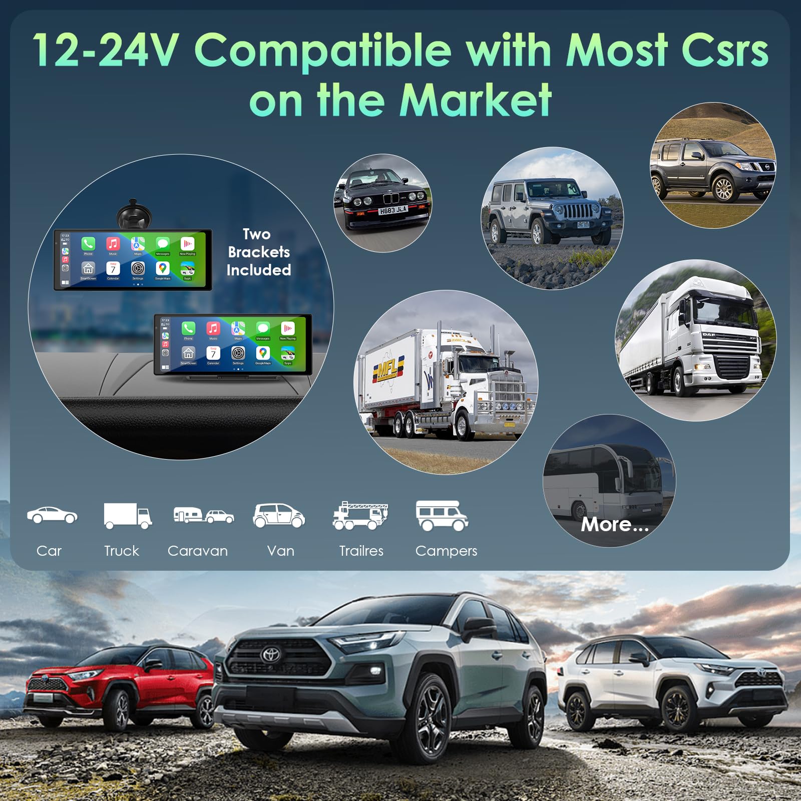 2024 Wireless CarPlay & Android Auto 9.3