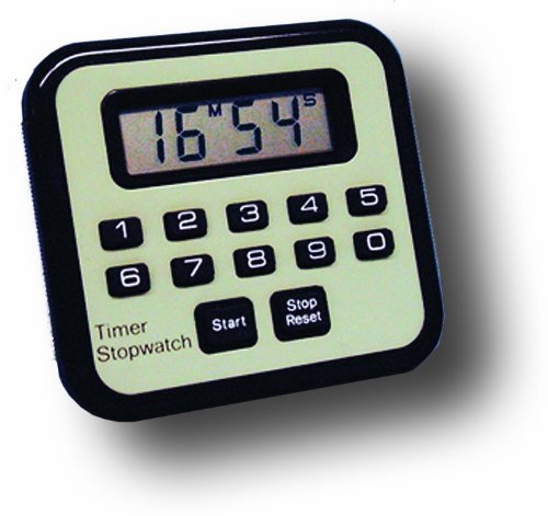 General Tools Digital Count-Up/Count-Down Timer Stopwatch - Precision Timekeeping for Sports, Cooking, Labs & Classroom Activities
