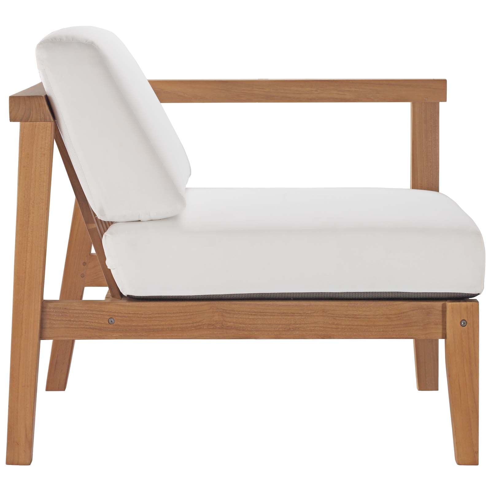 Bayport Outdoor Patio Teak Wood 2-Seater Loveseat - Durable Garden Bench for Backyard, Deck & Poolside Relaxation