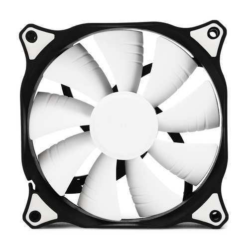 12cm 3 Pin & 4 Pin LED PC Cooling Fan - Quiet Computer Case Fan with RGB Lights for CPU Cooler, Heatsink, Mining Rig & Gaming PC - Perfect for PC Builds, Case Cooling & Cryptocurrency Mining