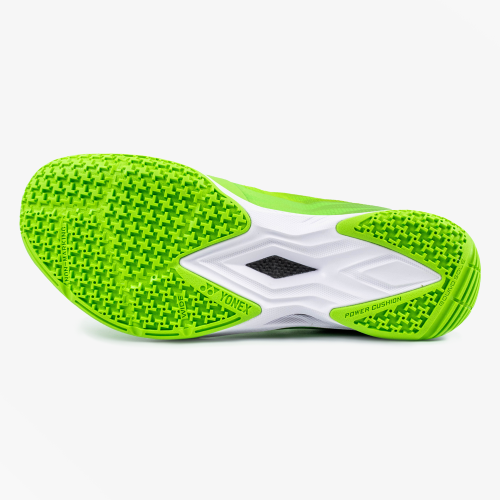 Yonex Power Cushion Aerus Z2 Wide Badminton Shoes for Men & Women - Lightweight Comfort & Shock Absorption - Flash Green - Perfect for Court Sports & Indoor Games