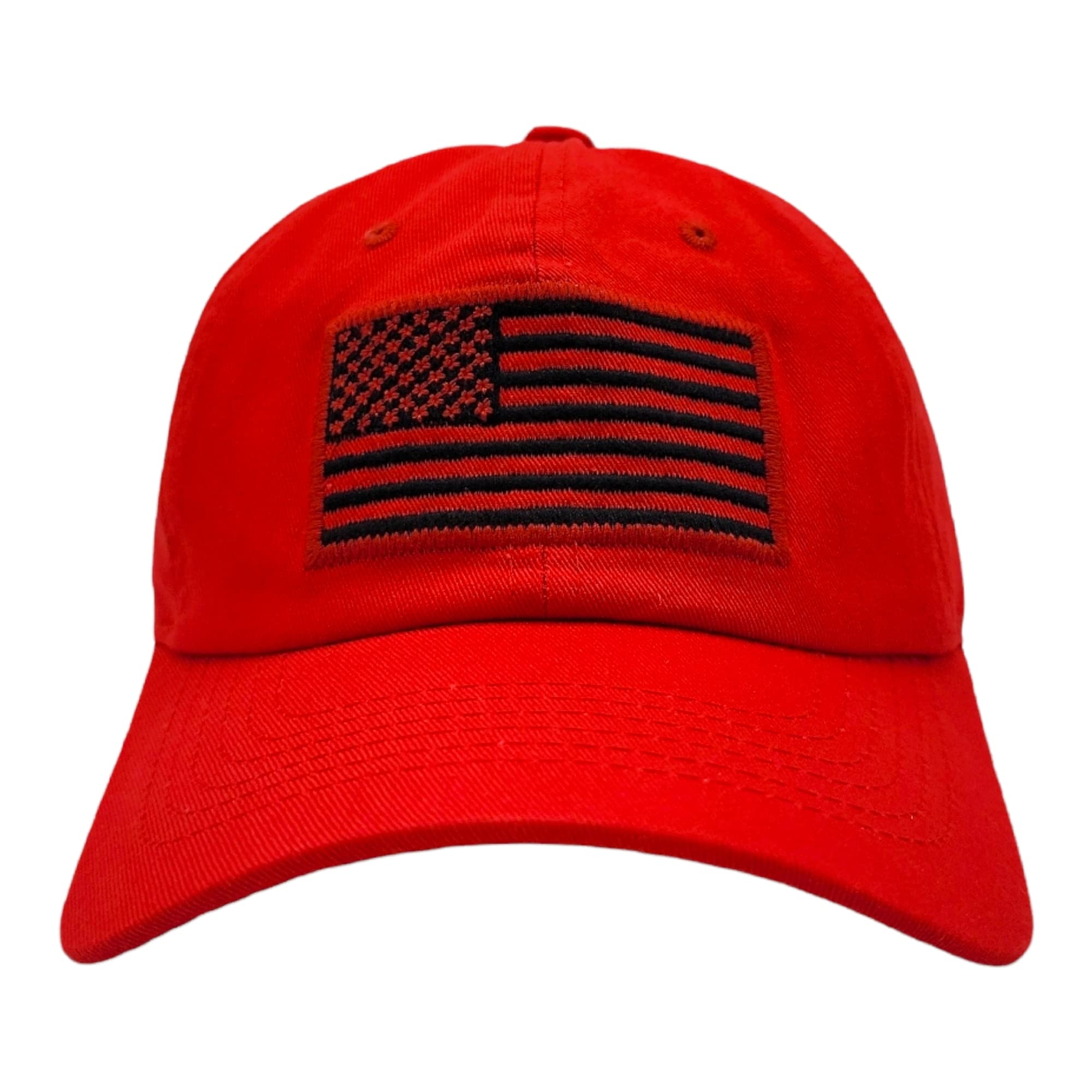 USA Flag Cotton Baseball Cap - Patriotic Adjustable Unisex Hat for Men & Women - Perfect for 4th of July, Sports, Outdoor Activities