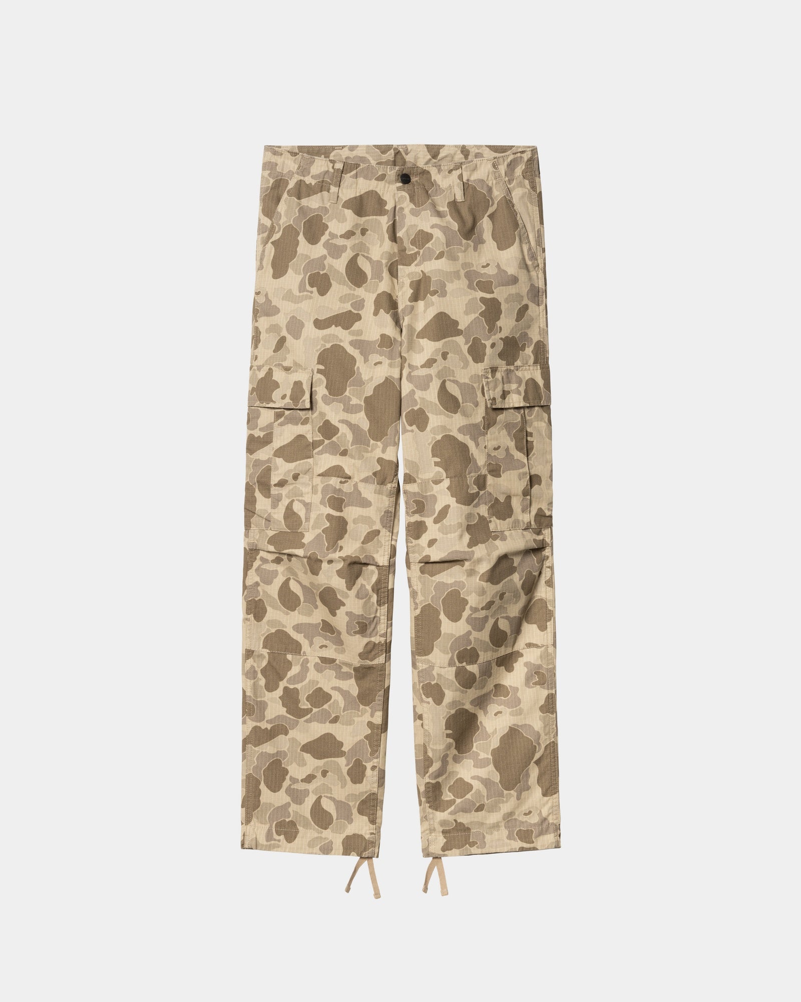 Men's Regular Fit Cargo Pants - Desert Duck Camo Tactical Work Pants for Outdoor Hiking, Camping & Military Style Fashion