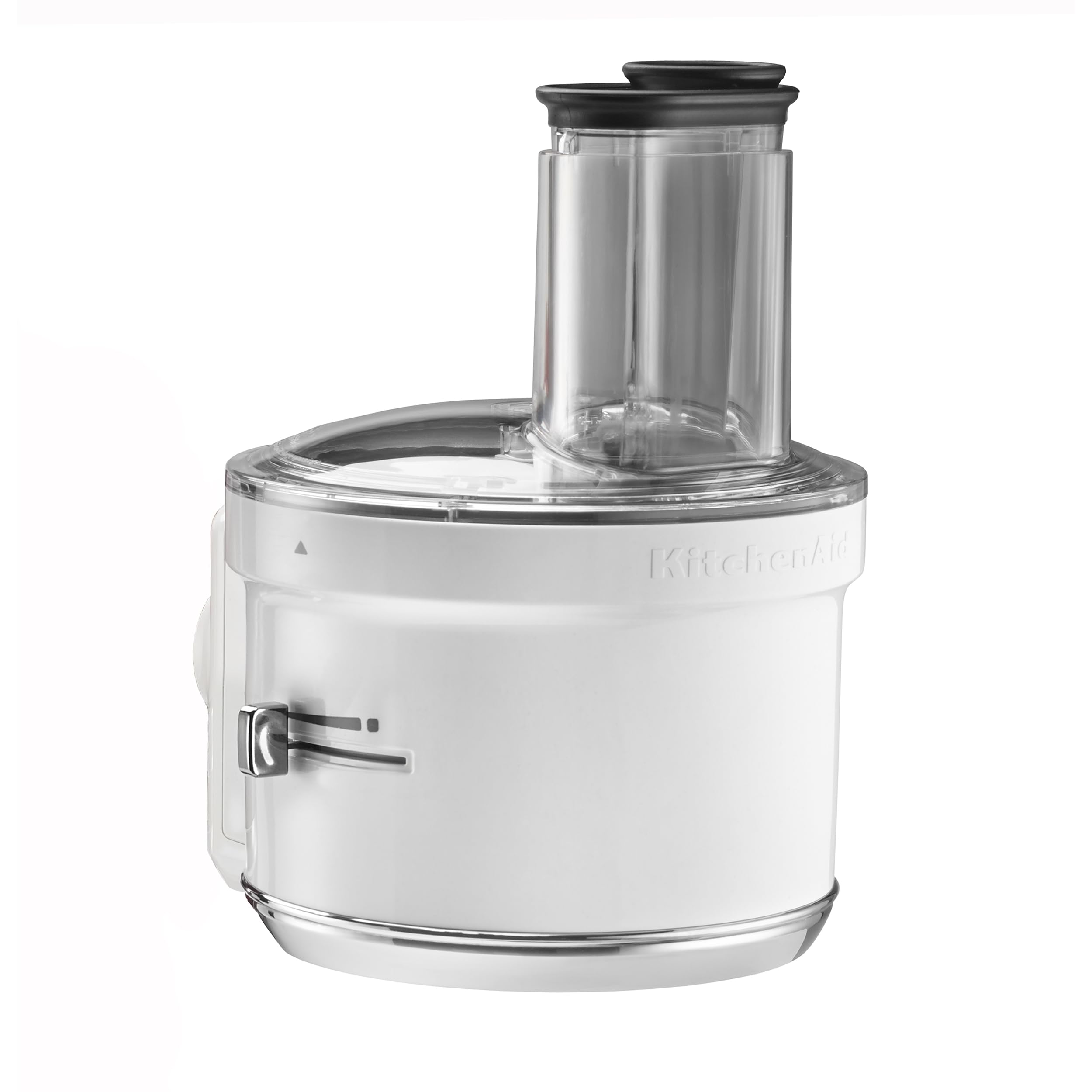 KitchenAid KSM1FPA 7-Cup Food Processor - Powerful 350W Motor, Stainless Steel Blade, White - Perfect for Chopping, Slicing & Shredding Vegetables, Nuts & Cheese in Your Modern Kitchen