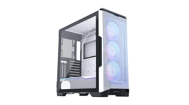 Eclipse P500 Air Mid Tower PC Case with Tempered Glass & RGB Lighting - Black/White Options for Gaming & Workstation Builds