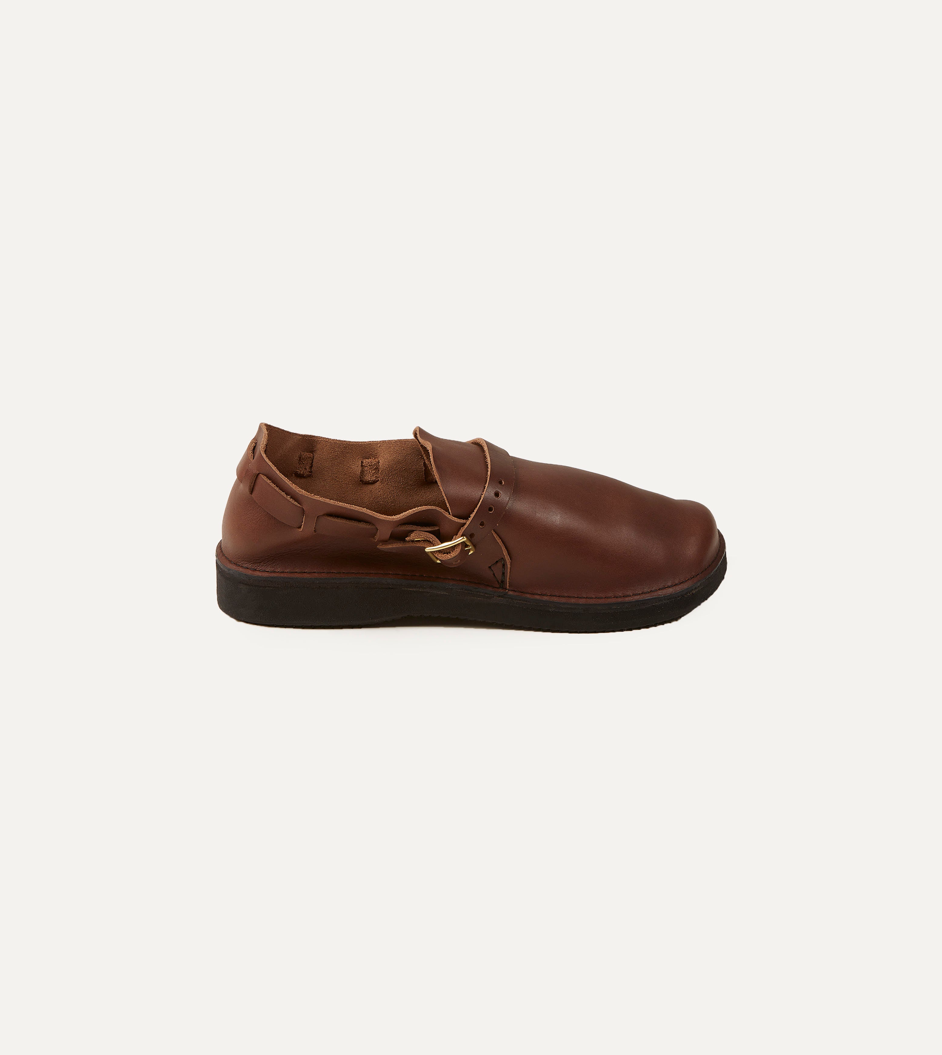 Drake's Middle English Brown Full Grain Leather Shoe - Premium Men's Dress Shoes for Business & Formal Occasions