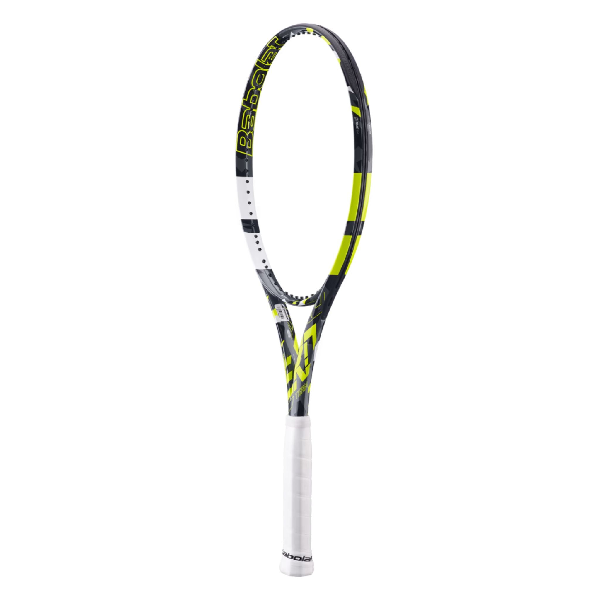 Babolat Pure Aero Team Unstrung Tennis Racquet | Lightweight Performance Racket for Adults & Juniors | Grey/Yellow/White | Perfect for Competitive Play & Training Sessions